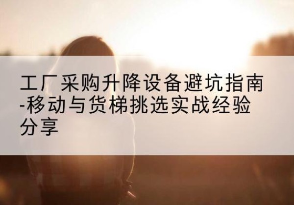 岐山移动式升降机怎么选-工厂采购升降设备避坑指南-移动与货梯挑选实战经验分享